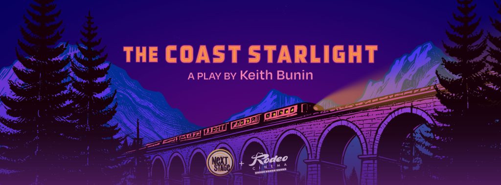 The Coast Starlight poster graphic